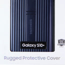 Samsung Rugged Protective Kickstand Cover for Samsung Galaxy (S10+) - Navy