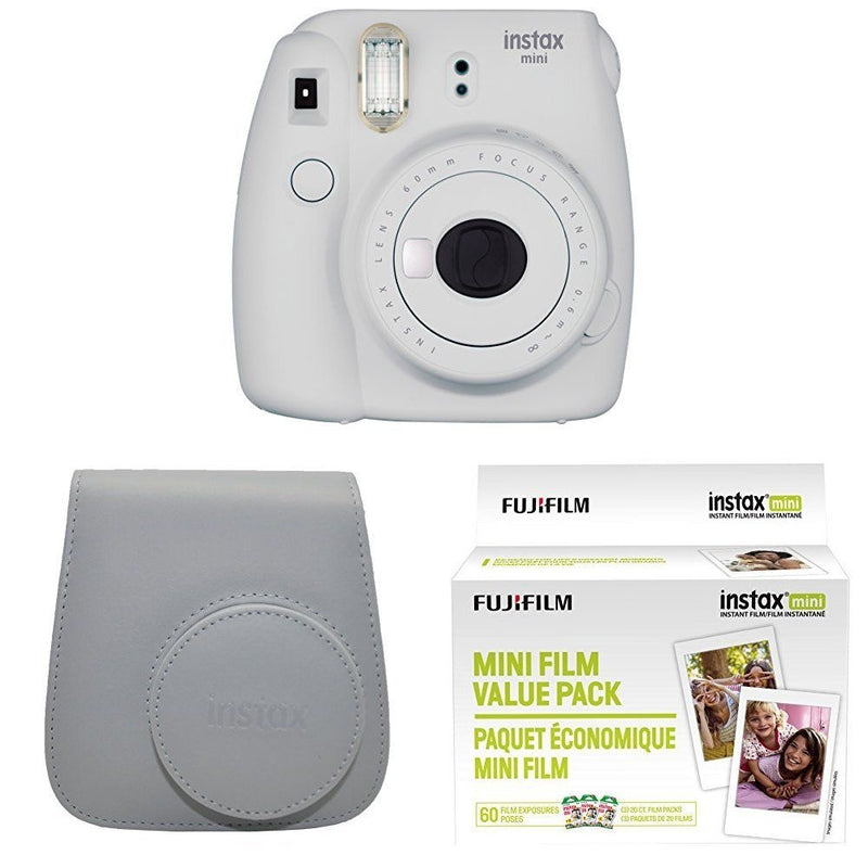 Fujifilm Instax Mini 9 Instant Camera - Smokey White