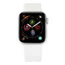 Apple Watch Series 4 (A1975) GPS + Cell - 40mm Silver Aluminum/White Sport Band