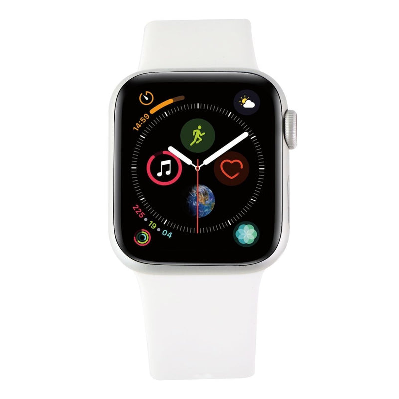 Apple Watch Series 4 (A1975) GPS + Cell - 40mm Silver Aluminum/White Sport Band