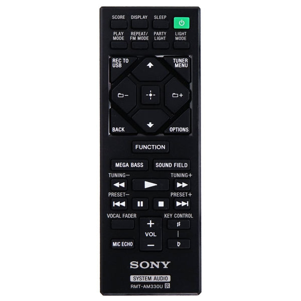Sony Remote (RMT-AM330U) for Select Sony Hi-Fi Home Audio Systems - Black