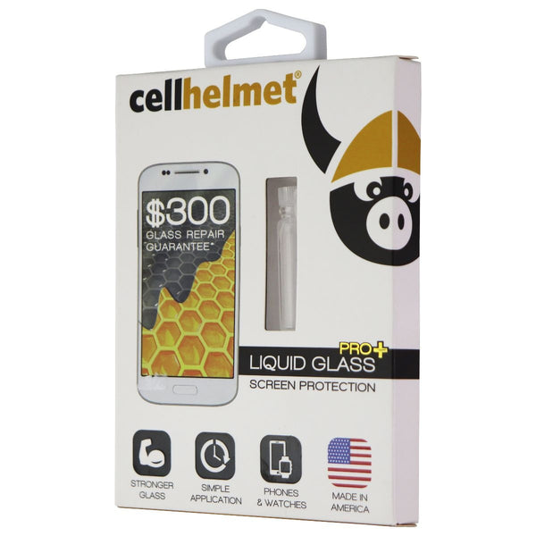 CellHelmet Liquid Glass (Pro+) Screen Protector for Phones and Watches - Clear