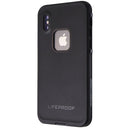 LifeProof FRE Series Phone Case for Apple iPhone XS - Asphalt (Black/Dark Gray)