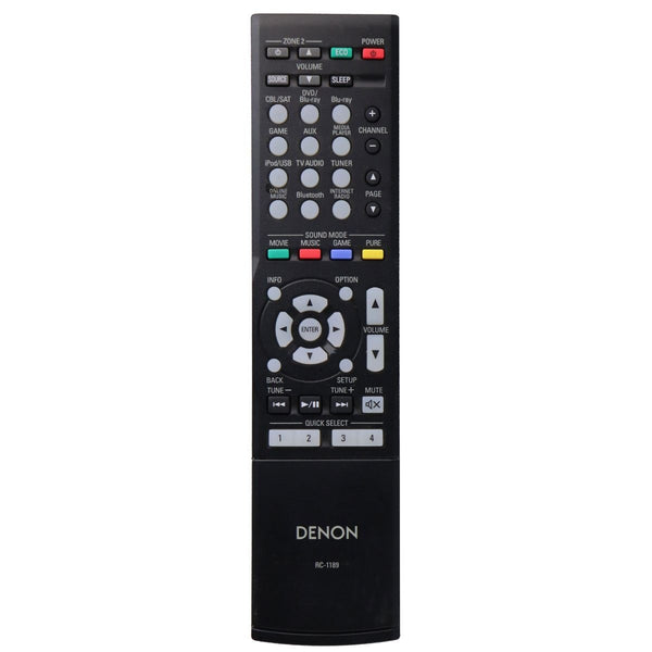Denon Remote Control (RC-1189) for Select Denon AV Systems - Black
