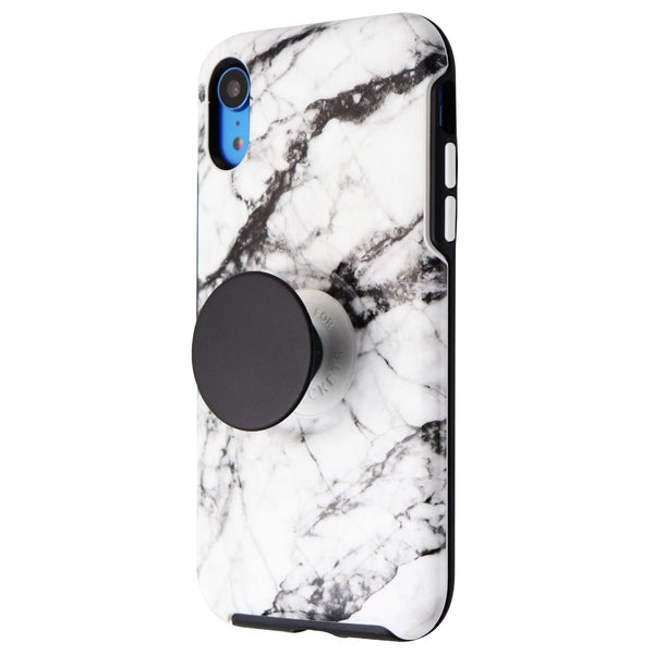 Otter + Pop Symmetry Series Phone Case for iPhone XR - White Marble