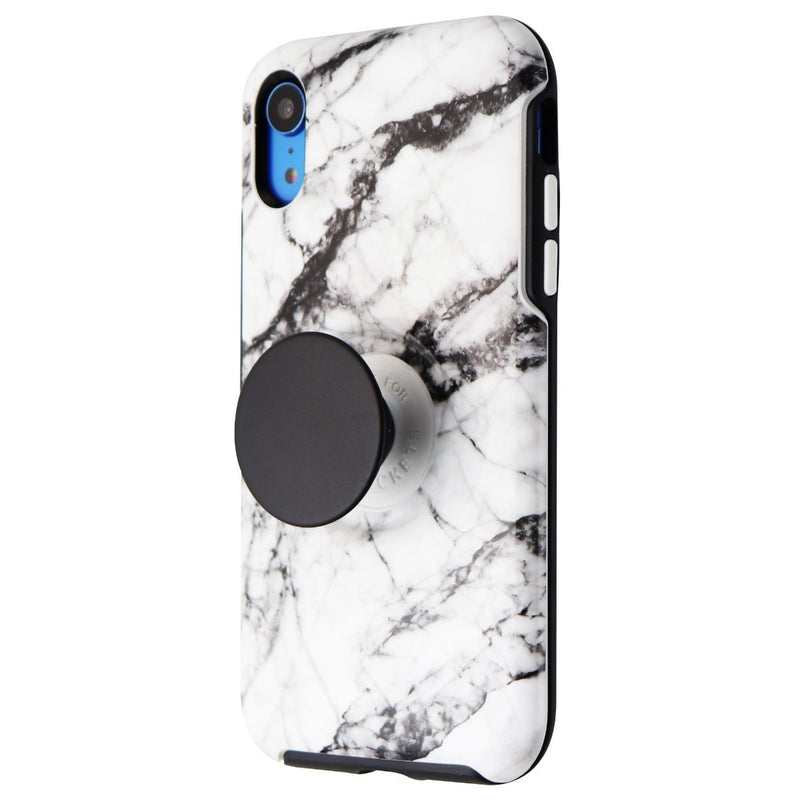 Otter + Pop Symmetry Series Phone Case for iPhone XR - White Marble