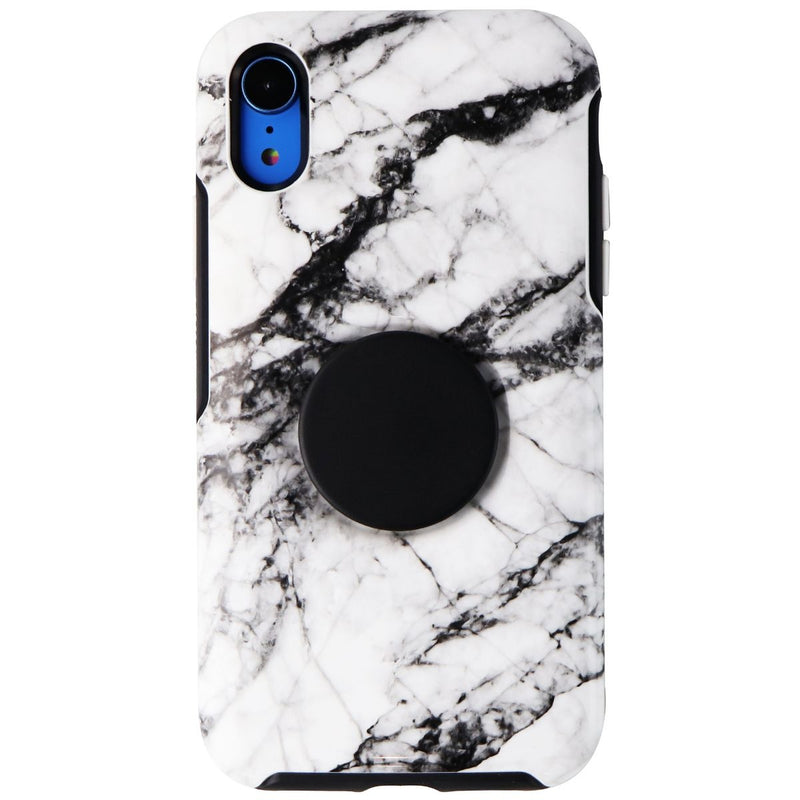 Otter + Pop Symmetry Series Phone Case for iPhone XR - White Marble