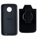 Incipio Performance Series Level 4 Case Cover for Moto Z Droid - Black / Cyan