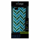 M-Edge Snap Series Hardshell Case for Apple iPhone 5/5s/SE - Blue/Green Chevron