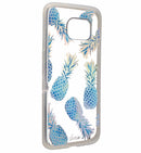 Sonix Clear Coat Case for Samsung Galaxy S7 Edge - Clear / Blue / Pineapples