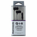 iHarmonix Q-i-8 Headphones w/ Inline MIC & Remote Gold Plated 3.5mm Audio Jack