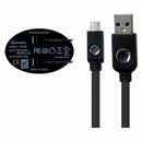 Qmadix 1-Amp Wall Charger with 4-Foot Flat Micro-USB Cable - Black