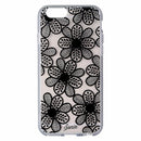 Sonix Clear Coat Case for Apple iPhone 6s/6 - Clear / Boho Floral Black Flowers