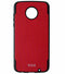 Tumi Coated Canvas Co-Mold Protective Case Cover for Motorola Moto Z2 Play Red