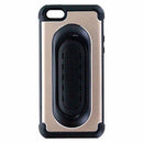 Scooch Clipstic Pro 4 in 1 Case for iPhone 5/5s/SE - Dull Gold / Black
