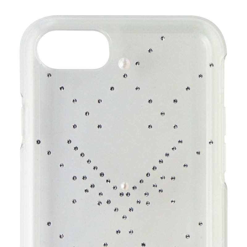 Swarovski Hard Crystal Case for Apple iPhone 8 & iPhone 7 - Clear / Silver Gems