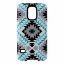 M-Edge Echo Series Hybrid Case for Samsung Galaxy S5 - White/Black - Blue/Green