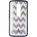 Kate Spade Hybrid Hardshell Case for Motorola Droid Maxx 2 - Silver / Navy Blue