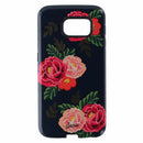 Sonix Inlay Case for Samsung Galaxy S6 - Dark Blue/Lolita Red Flowers