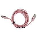 Verizon USB-C to USB-A 6 Foot Braided Charging Cable - Pink (CABCTOAPNK-AL)