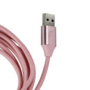 Verizon USB-C to USB-A 6 Foot Braided Charging Cable - Pink (CABCTOAPNK-AL)