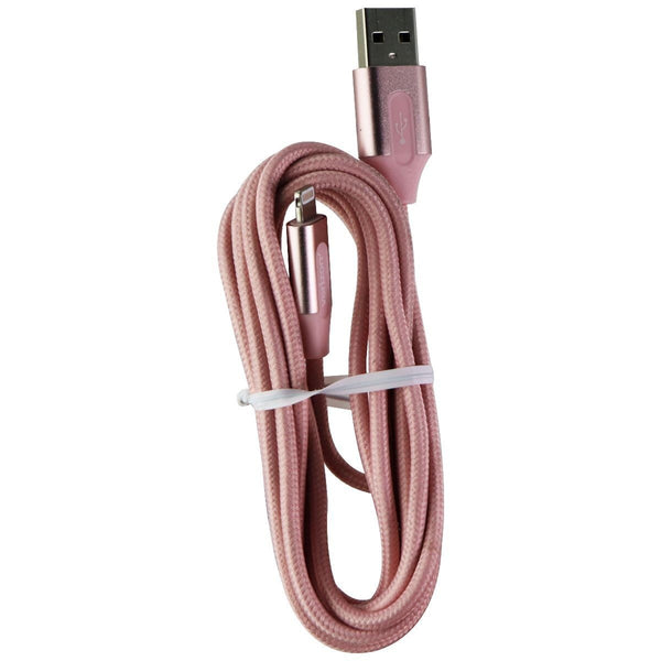 Verizon 6-Foot Braided USB Charging Cable for iPhones/iPad - Pink