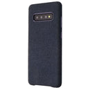 Verizon Hardshell Fabric Phone Case for Samsung Galaxy S10+ (Plus) - Blue