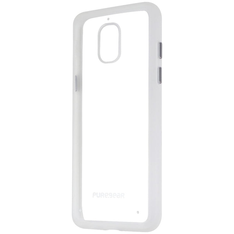 PureGear Slim Shell Hybrid Case for Samsung Galaxy J3 (2018) - Clear