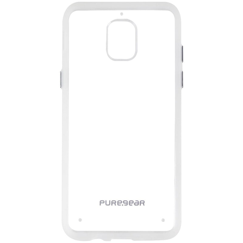 PureGear Slim Shell Hybrid Case for Samsung Galaxy J3 (2018) - Clear