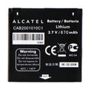 Alcatel OEM Rechargeable 670mAh Battery (CAB2001010C1)