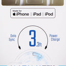 Infinitek 3.3-Foot (USB) Cable for iPhone, iPad, and iPod - White