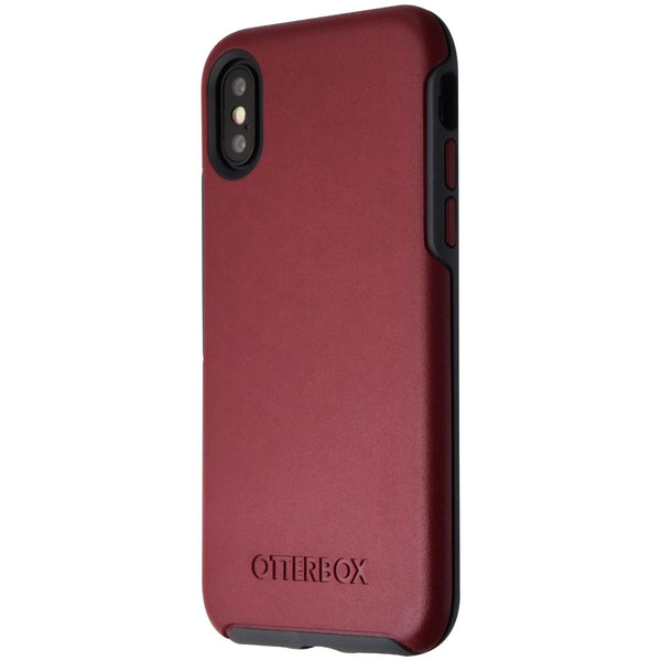 OtterBox Symmetry Series Case for Apple iPhone X/XS- Fine Port (Red/ Slate Gray)