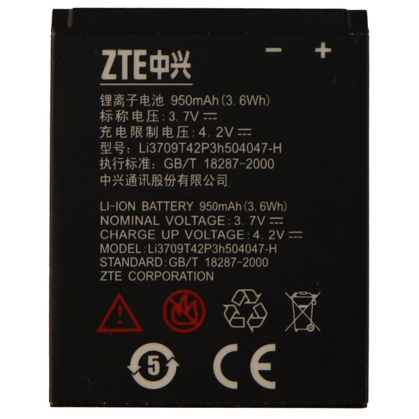 ZTE LI3709T42P3H504047-H 3.7v Lithium Ion Battery for ZTE Rio - Black