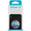 SpinPop Grip, Stand, and Organizer for Phones and Tablets - Blue Waves