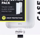 Case-Mate Tough Series Case + Tempered Glass for Motorola Moto G Power - Clear