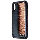 Body Glove Sequins Phone Case for Apple iPhone XS / iPhone X - Black/Rose Gold