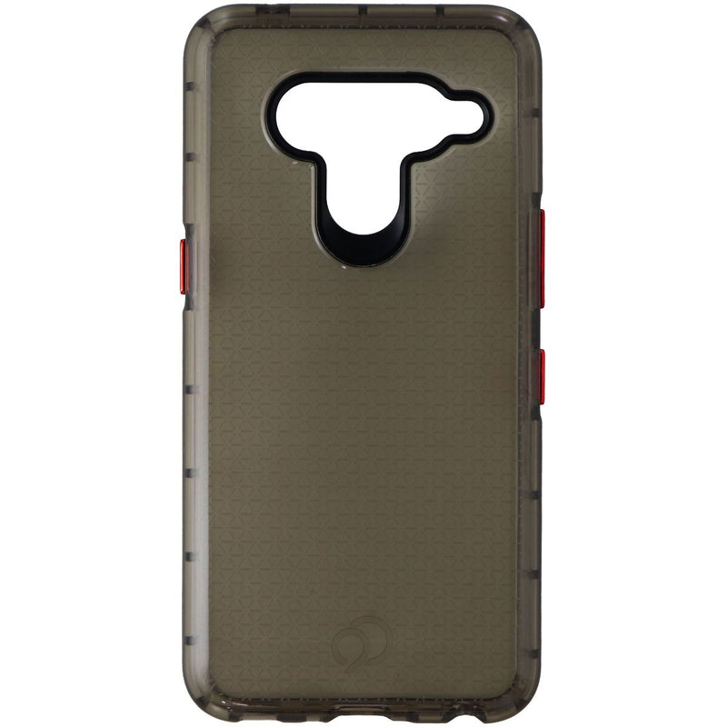 Nimbus9 Phantom 2 Series Gel Case for LG V50 ThinQ - Carbon (Gray) / Red
