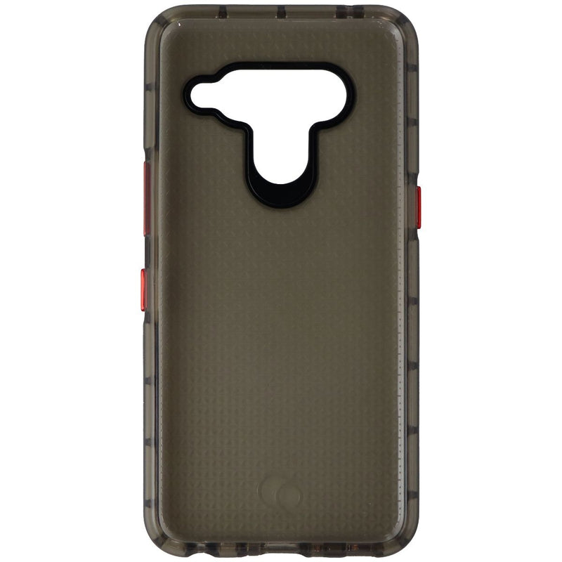 Nimbus9 Phantom 2 Series Gel Case for LG V50 ThinQ - Carbon (Gray) / Red