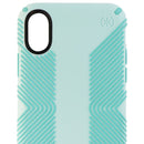 Speck Presidio Grip Hybrid Hard Case for Apple iPhone X - Surf Teal/Mykonos Blue