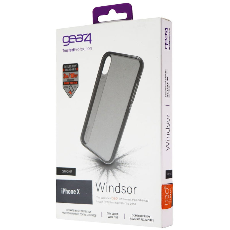 ZAGG Windsor Armored Case for Apple iPhone Xs & iPhone X - Smoked Black