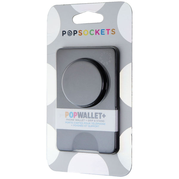 PopSockets PopWallet+ with Integrated Swappable PopTop - Black (PS-801937)