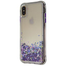 Case-Mate Glow Waterfall Liquid Glitter Case for iPhone Xs Max - Purple Glow