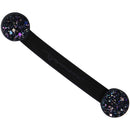 Case-Mate Straps Series Flexible Adhesive Phone Strap - Black Glitter