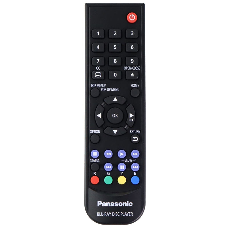 Panasonic Remote Control (N2QAYA000217) for Select Blu-Ray Disc Player - Black