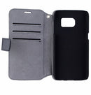 iDeal Slim Magnet Wallet Protective Case Cover for Samsung Galaxy S7 - Black