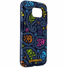M-Edge LoudMouth Case Cover for Samsung Galaxy S6 - Dark Blue / Paisley Pirates