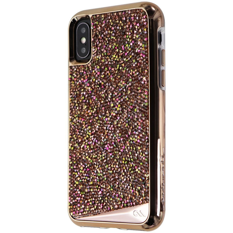 Case-Mate Brilliance Series Crystal Case for Apple iPhone Xs & X - Rose Gold