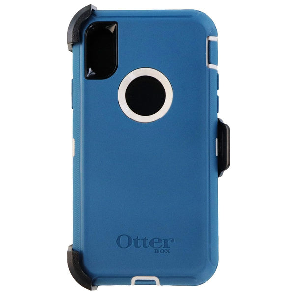 OtterBox Defender Case for Apple iPhone X - Big Sur (Beige/Corsair) Blue/White