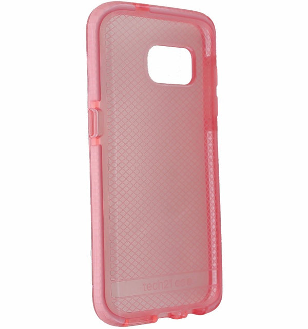 Tech21 Evo Check Tinted Gel Case Cover for Samsung Galaxy S7 - Rose / White