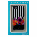 Trina Turk Dual Layer Case Cover for iPhone 5C - White and Black/Color Flowers